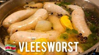  Vleesworst maken volledige recept|making  Surinamese meat sausage|