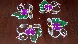 Daily rangoli || rangoli designs || kolam designs ||