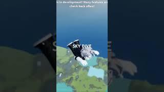 Skydiving from 10,000 Feet in Roblox! #hotairballoon #roblox #gaming #freefall #robloxgameplay