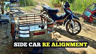 SIDE CAR RE ALIGNMENT #raymondworks #sidecar #dailyvlog #howto