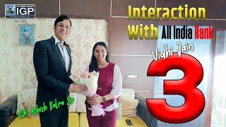 Conversation with CA Intermediate AIR 3 Vidhi Jain | CA Ashish Kalra | IGP Classes