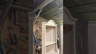 Cornice on the corner sideboard #diy #woodworking