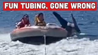 FUN TUBING IN PROSPECT LAKE | Maan Conde TV