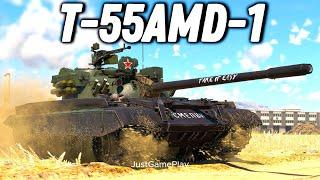 T-55AMD-1 Soviet Main Battle Tank Gameplay | War Thunder No Commentary