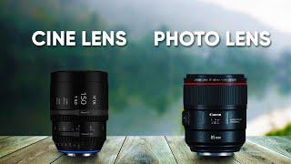 Cine Lens VS Photo Lens - What's the Difference?