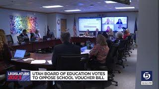 Utah State Board of Education votes to oppose school voucher bill