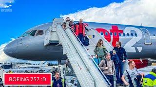 [4K] TRIP REPORT | 35 years old B757 !!! *MAGIC* Jet2.com | Boeing 757-200 | Manchester to Geneva