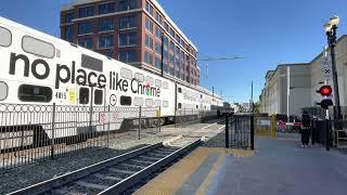 Pedestrian Railroad Crossing | Redwood City Station, Redwood City, CA