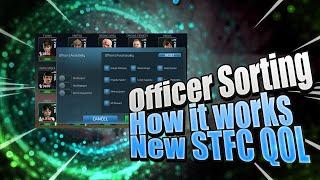 Officer Sorting | Star Trek Fleet Command's newest Quality of Life improvement | How it works