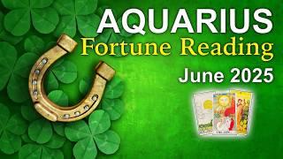 AQUARIUS "A PERFECT SOLUTION IS PRESENTED: YOU HOLD THE KEY" June 2025 Fortune Reading | Tarot