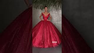 Long Formal Dress Glitter QP1223|BALL GOWN OFF-THE-SHOULDER RED SEQUINS LONG EVENING DRESS