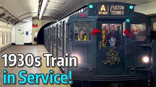 ⁴ᴷ⁶⁰ Vintage 1930s Museum R1-9s Running on the 2023 Holiday Train