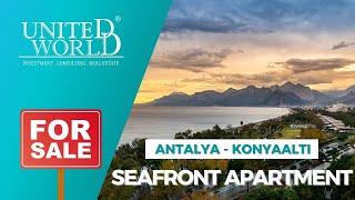 Seafront Apartment for sale in Konyaalti Antalya