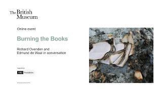 British Sign Language stream - Burning the Books: Richard Ovenden and Edmund de Waal in conversation