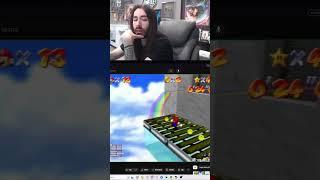 Moist Critical on Super Mario 64 Carpetless Run #moistcr1tikal #penguinz0 #supermario #speedrun