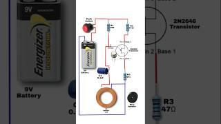 Metal detector circuit diagram / Metal detector making / Metaldetector gold  #princeproinvention