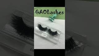 wholesale fluffy mink lashes 20mm Mink 3D GAO lashes #eyelashesvendor