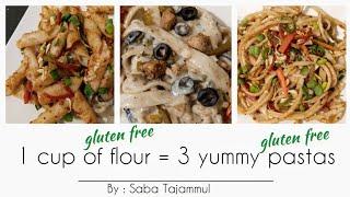 3 Yammy Gluten free Pastas || Eggless || @khanapakanaglutenfree7493