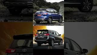 MG Hector Plus vs Toyota Innova Crysta | COMPARISON | Press SUBSCRIBE Button #shorts