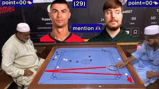 YouTube king  @MrBeast & @cristiano favorite games  ￼Carrom 🫶 29 point ￼ rules @raeesahmed007