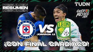 Resumen | Cruz Azul vs León | Grita México AP2021 - J11 | TUDN