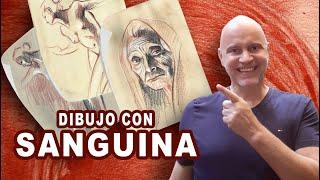 Dibujar con SANGUINA  | + blanco y negro |