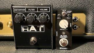 ProCo RAT2 vs MOOER Black Secret into a Marshall 1987x