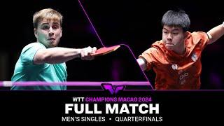 FULL MATCH | Truls Moregard vs Kao Cheng-Jui | MS QF | #WTTMacao 2024