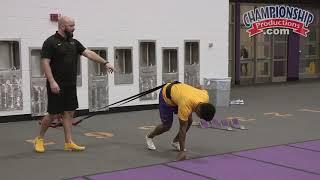 Increase Acceleration for Track & Field with Sled Pulls!