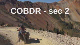 COBDR section 2 (in reverse) - Cinnamon, California, and Ophir passes - on the Honda Africa Twin