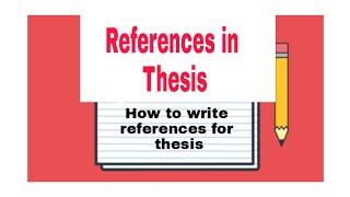 How to write references in thesis || Research Scholars || THE SUCCESS HUB ||