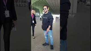 Abhishek Pathak clicked at airport