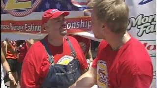 Furious Pete CATCHES CHEATER! @ Z-Burger Eating Contest in 2011