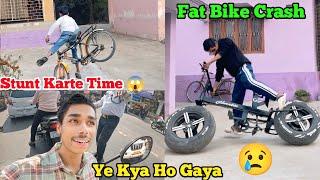 Cycle Stunt Se Girte Girte Bach Gaya | YouTube Payment Ke Liye Deoria Jana Pada | Fat Bike Vlogs