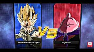 Prince of Destruction Vegeta VS Majin Buu | Dragon Ball Xenoverse 2