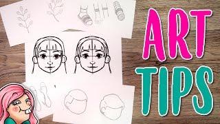 10 ART TIPS for BEGINNERS