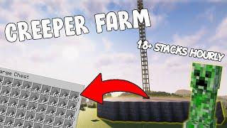 How To Make A Easy CREEPER Farm In Minecraft 1.21