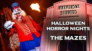 Experiencing Halloween Horror Nights' Newest Mazes LIVE