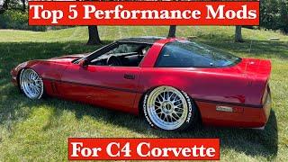 Top 5 Performance Mods For C4 Corvette.