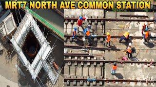 11:45AM DRONE SHOT/MRT7 NORTH AVE COMMON STATION UNIFIED GRAND CENTRAL STATION UPDATE 01/02/2024