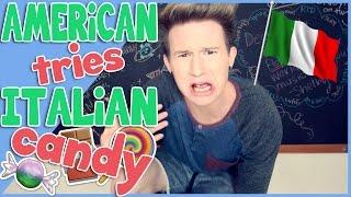 AMERICAN TRIES ITALIAN CANDY