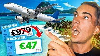 Wie du günstig Flüge buchst - 3 GEHEIME Travel Hacks, die dir keiner verrät