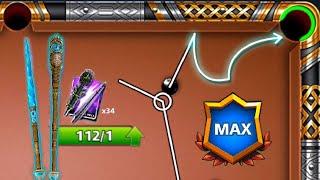 8 Ball Pool Pool Chronicles Anniversary Event  Cue 112 Pieces Pool Pass Level Max