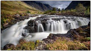 Landscape Photography in Glencoe: Scotch mist and waterfalls