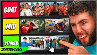 BRUTALLY RANKING 2024 SIDEMEN SUNDAYS