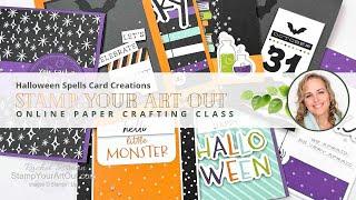 Halloween Spells Card Creations