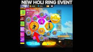 Free Fire New Holi Ring Event | Free Fire New Ring Event  #freefire #shorts #shortsfeed