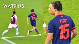 Leny Yoro vs Aston Villa | WELCOME TO MAN UNITED | 18 Year Old TALENT ⭐️