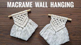 MACRAME WALL HANGING TUTORIAL