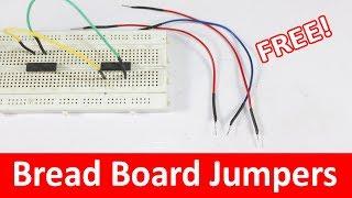 How To Make Bread Board Jumper Wires? Male To Male Jumpers For Bread Board Tutorial